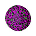 Pink and green leopard spots pattern Inside Out Bucket Hat (Kids) View3