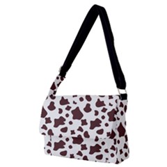 Brown cow spots pattern, animal fur print Full Print Messenger Bag (M)