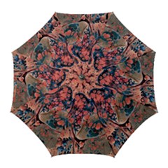 Abstract Marbling Golf Umbrellas