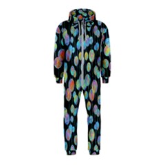 Multi-colored Circles Hooded Jumpsuit (kids) by SychEva
