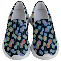 Multi-colored Circles Kids Lightweight Slip Ons by SychEva