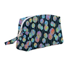 Multi-colored Circles Wristlet Pouch Bag (medium) by SychEva