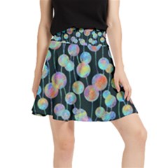 Multi-colored Circles Waistband Skirt by SychEva