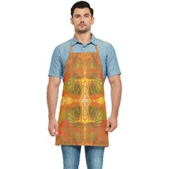 Red Flames Kitchen Apron