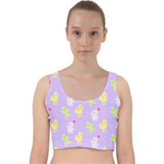 My Adventure Pastel Velvet Racer Back Crop Top by thePastelAbomination