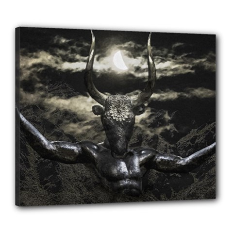 Creepy Mythological Artwork Collage Canvas 24  X 20  (stretched) by dflcprintsclothing