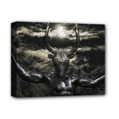 Creepy Mythological Artwork Collage Deluxe Canvas 14  X 11  (stretched) by dflcprintsclothing