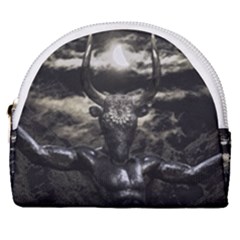 Creepy Mythological Artwork Collage Horseshoe Style Canvas Pouch by dflcprintsclothing