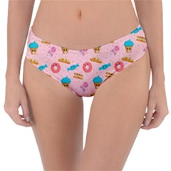 Funny Sweets With Teeth Reversible Classic Bikini Bottoms by SychEva