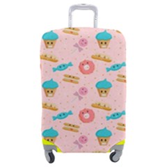 Funny Sweets With Teeth Luggage Cover (medium) by SychEva