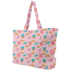 Funny Sweets With Teeth Simple Shoulder Bag by SychEva