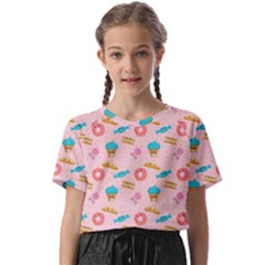 Funny Sweets With Teeth Kids  Basic Tee by SychEva