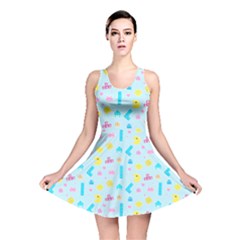 Arcade Dreams Blue  Reversible Skater Dress by thePastelAbomination