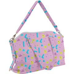 Arcade Dreams Pink Canvas Crossbody Bag by thePastelAbomination