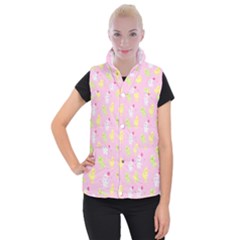 Pastel Adventure Women s Button Up Vest