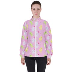 Pastel Adventure Women s High Neck Windbreaker