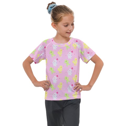 Pastel Adventure Kids  Mesh Piece Tee by thePastelAbomination