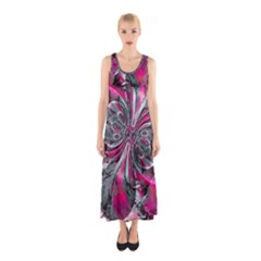 Mixed Signals Sleeveless Maxi Dress