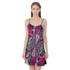 Mixed Signals Satin Night Slip