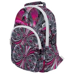 Mixed Signals Rounded Multi Pocket Backpack