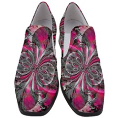 Mixed Signals Women Slip On Heel Loafers by MRNStudios