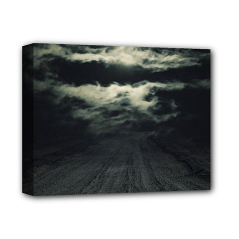 Dark Night Landscape Scene Deluxe Canvas 14  X 11  (stretched) by dflcprintsclothing