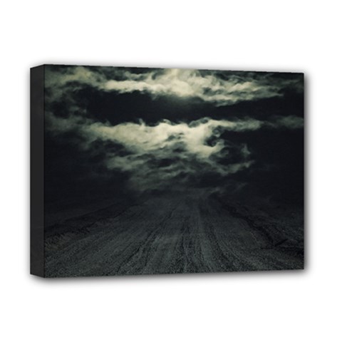 Dark Night Landscape Scene Deluxe Canvas 16  X 12  (stretched)  by dflcprintsclothing