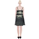 Dark Night Landscape Scene Spaghetti Strap Velvet Dress View2