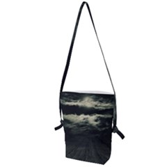 Dark Night Landscape Scene Folding Shoulder Bag by dflcprintsclothing