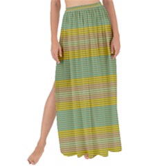 Stereo Green Gold Maxi Chiffon Tie-up Sarong