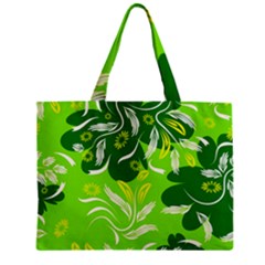 Folk Flowers Pattern Floral Surface Design Seamless Pattern Zipper Mini Tote Bag by Eskimos