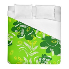 Folk Flowers Pattern Floral Surface Design Seamless Pattern Duvet Cover (full/ Double Size)