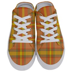 Retro Mod Mad Plaid Women s Half Slippers