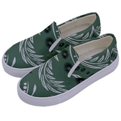 Folk Flowers Pattern Floral Surface Design Seamless Pattern Kids  Canvas Slip Ons by Eskimos