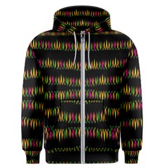 Candle Lights In Warm Cozy Festive Style Men s Zipper Hoodie by pepitasart