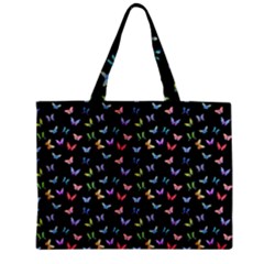 Bright And Beautiful Butterflies Zipper Mini Tote Bag by SychEva