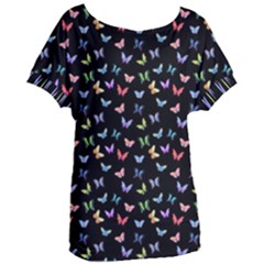 Bright And Beautiful Butterflies Women s Oversized Tee by SychEva