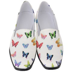 Cute Bright Butterflies Hover In The Air Women s Classic Loafer Heels by SychEva