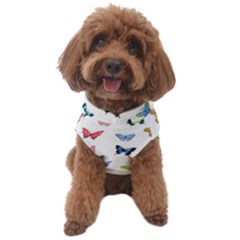 Cute Bright Butterflies Hover In The Air Dog Sweater by SychEva