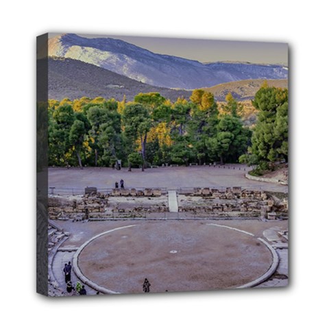 Epidaurus Theater, Peloponnesse, Greece Mini Canvas 8  x 8  (Stretched)