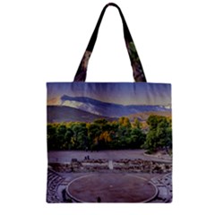 Epidaurus Theater, Peloponnesse, Greece Zipper Grocery Tote Bag by dflcprintsclothing