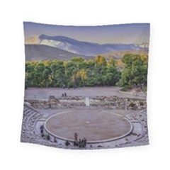 Epidaurus Theater, Peloponnesse, Greece Square Tapestry (Small)