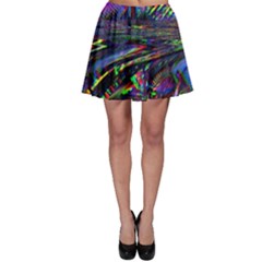 Unadjusted Tv Screen Skater Skirt by MRNStudios