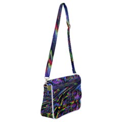 Unadjusted Tv Screen Shoulder Bag With Back Zipper by MRNStudios