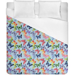 Beautiful Bright Butterflies Are Flying Duvet Cover (california King Size) by SychEva