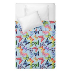 Beautiful Bright Butterflies Are Flying Duvet Cover Double Side (single Size) by SychEva