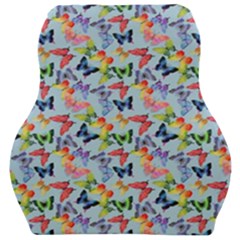Beautiful Bright Butterflies Are Flying Car Seat Velour Cushion  by SychEva