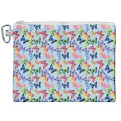 Beautiful Bright Butterflies Are Flying Canvas Cosmetic Bag (xxl) by SychEva