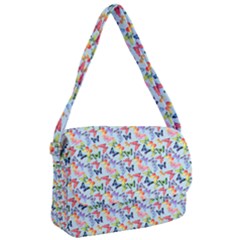 Beautiful Bright Butterflies Are Flying Courier Bag by SychEva