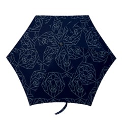 Polygonal Bear Pattern Design Mini Folding Umbrellas